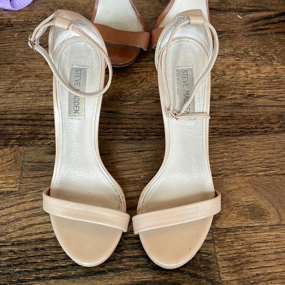 Steve Madden strappy healed sandals barely worn size 7.5 - Picture 1 of 5